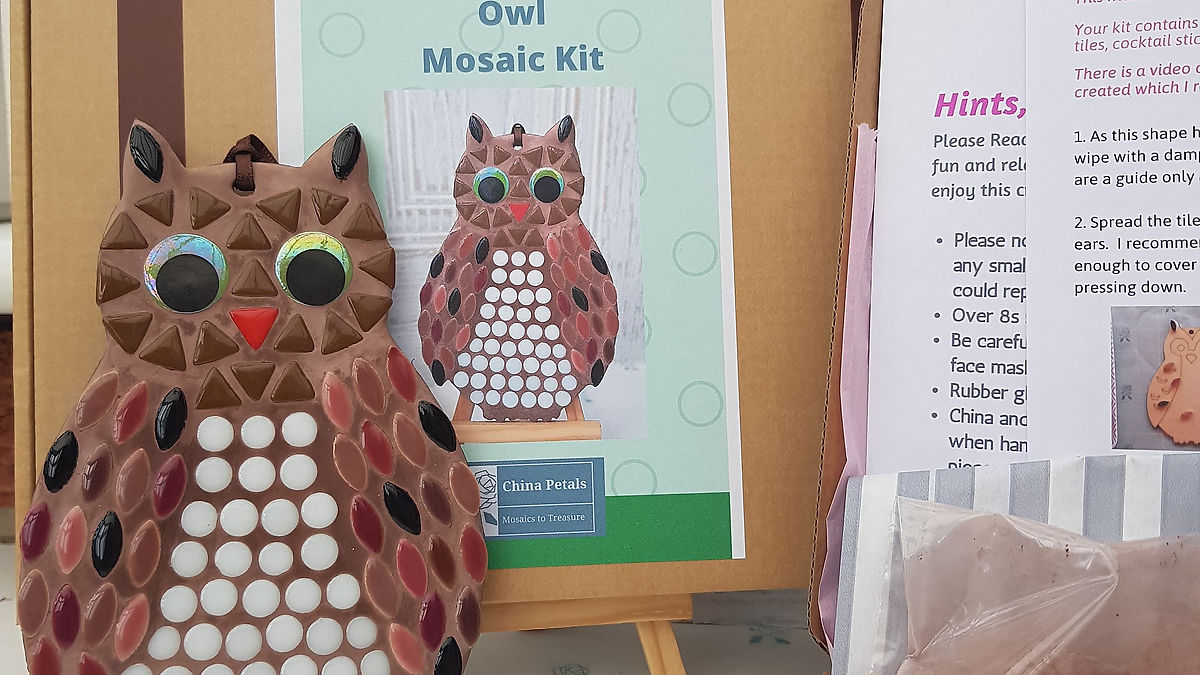 Owl Mosaic Kit Tutorial